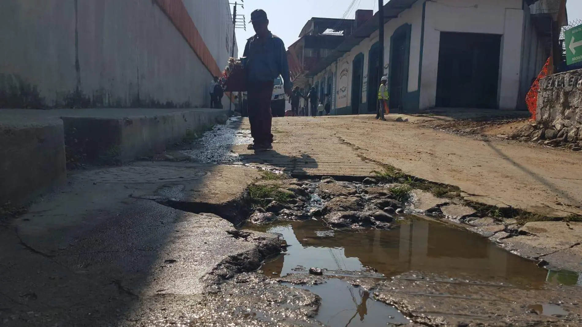 fuga de aguas negras